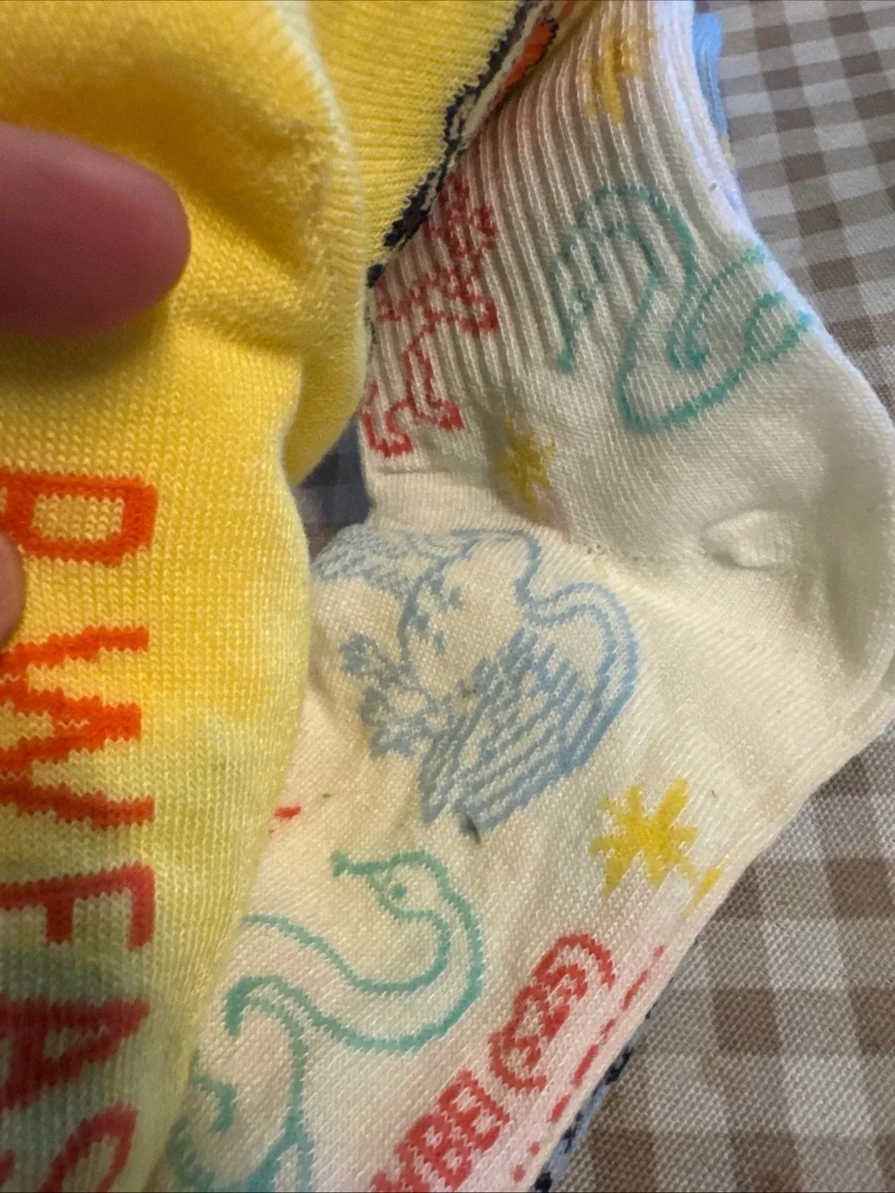 Harry Potter Blue crew Socks - Flying Scene